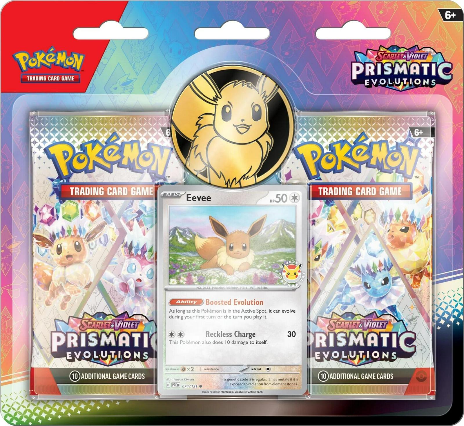 Prismatic Evolutions 2 pack blister