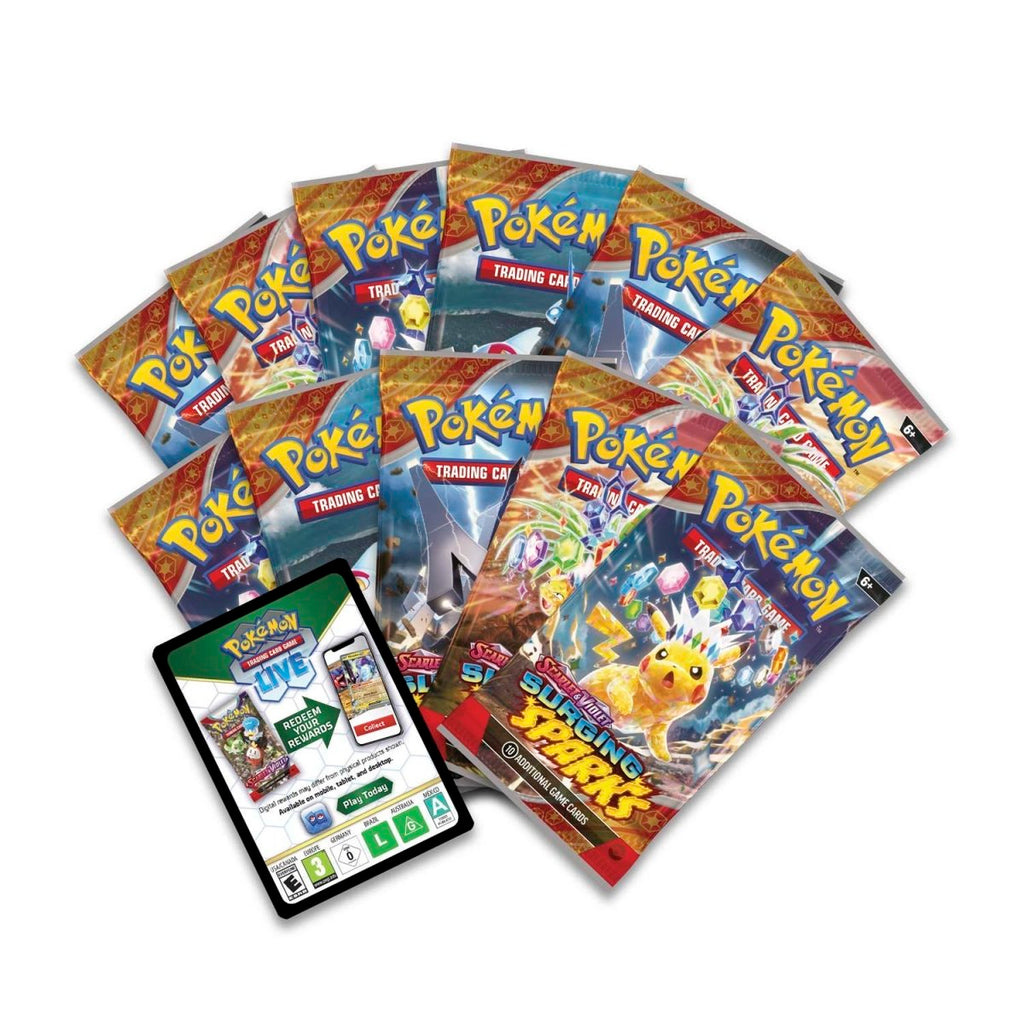 Surging Sparks Pokemon Center Elite Trainer Box