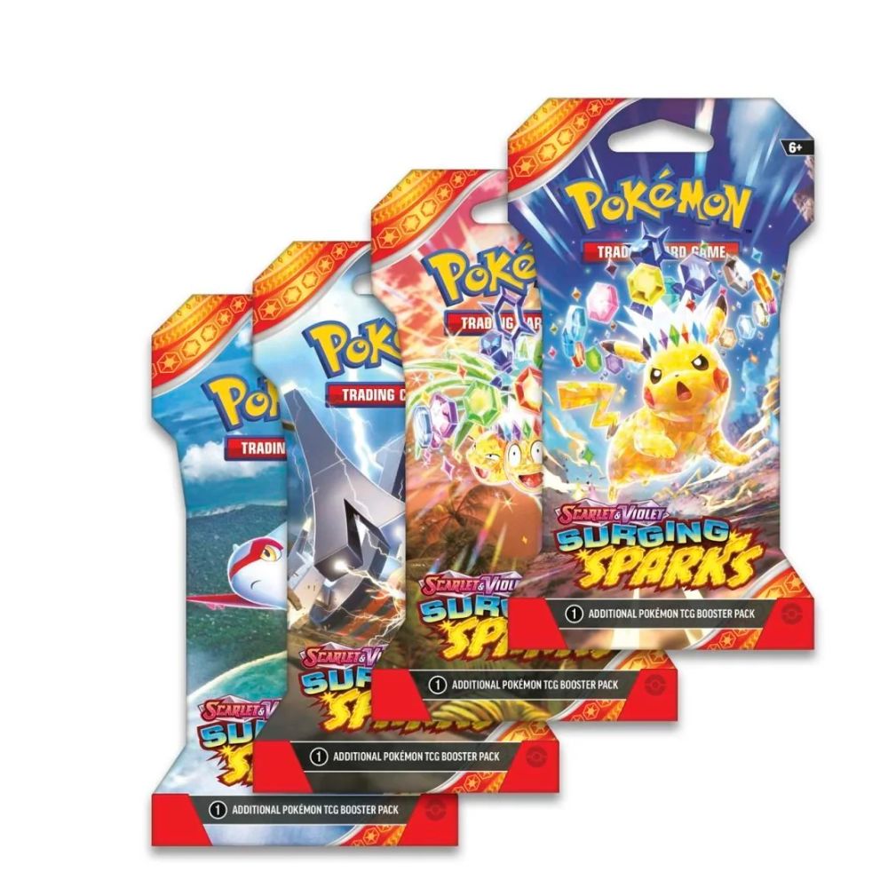 Pokémon TCG: Scarlet & Violet—Surging Sparks Sleeved Booster (Assort image 0